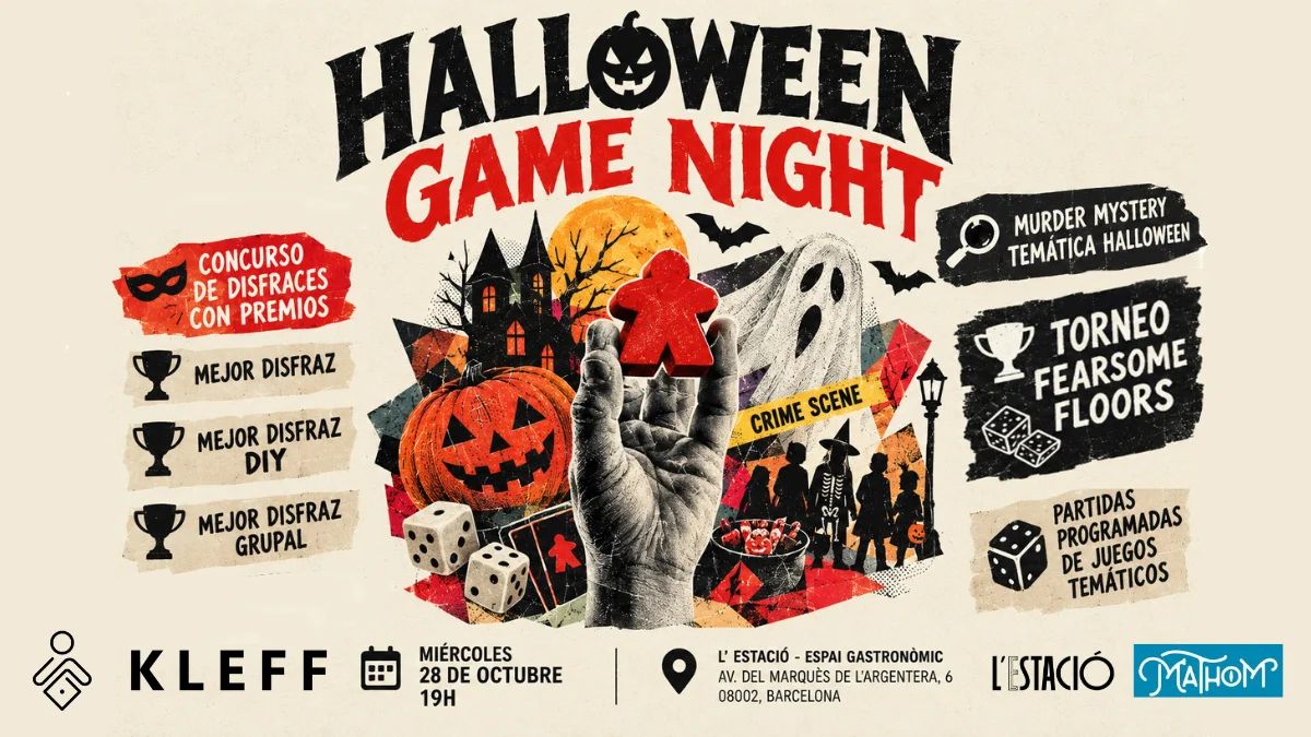Halloween Game Night 2026 a KLEFF
