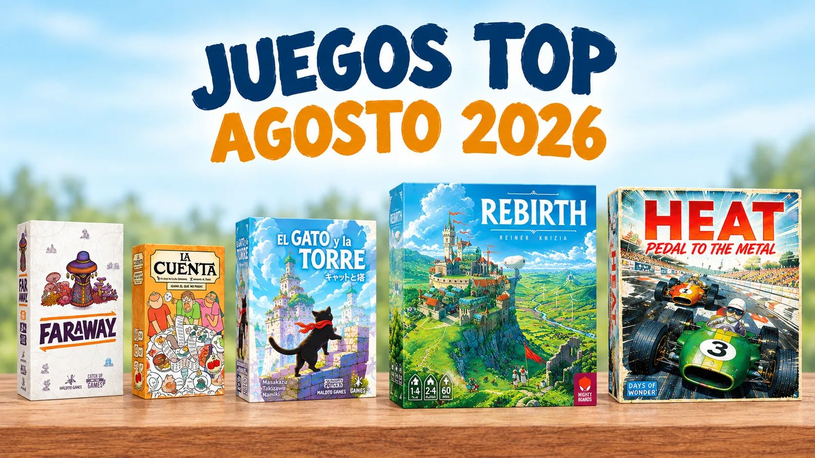 Jocs de taula més jugats durant l'agost