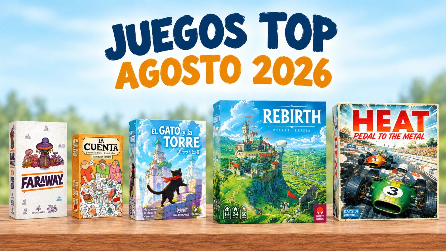 Jocs de taula més jugats durant l'agost